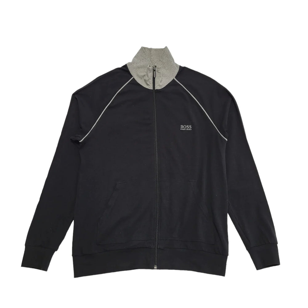 Hugo Boss Black High Neck Tracksuit Top/Jacket Uk Men's Small DD328