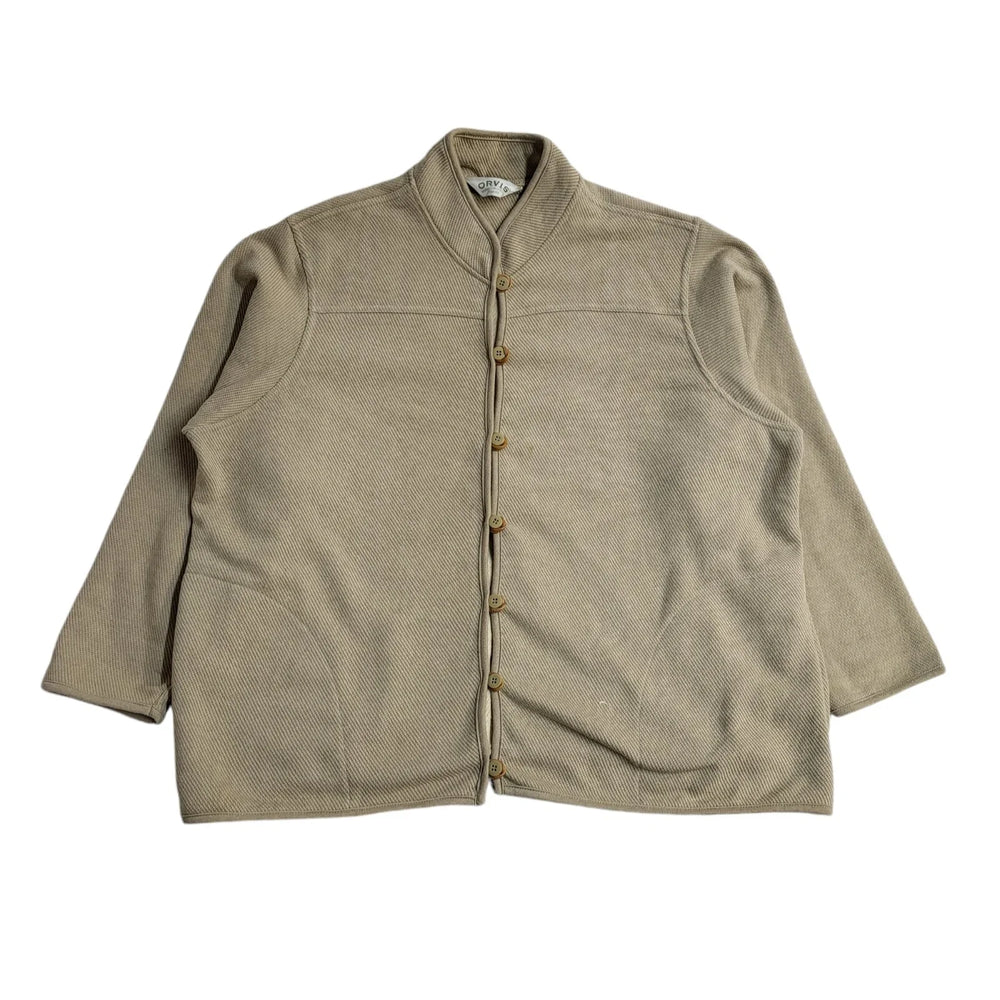 Orvis Beige Button Casual Jacket Uk Women's Size 22/24 EE876