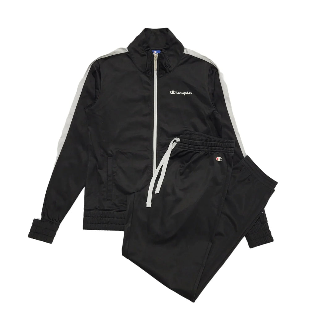 Champion Full Tracksuit Black Trackpants & Track Jacket Boys Size S W28 BB994