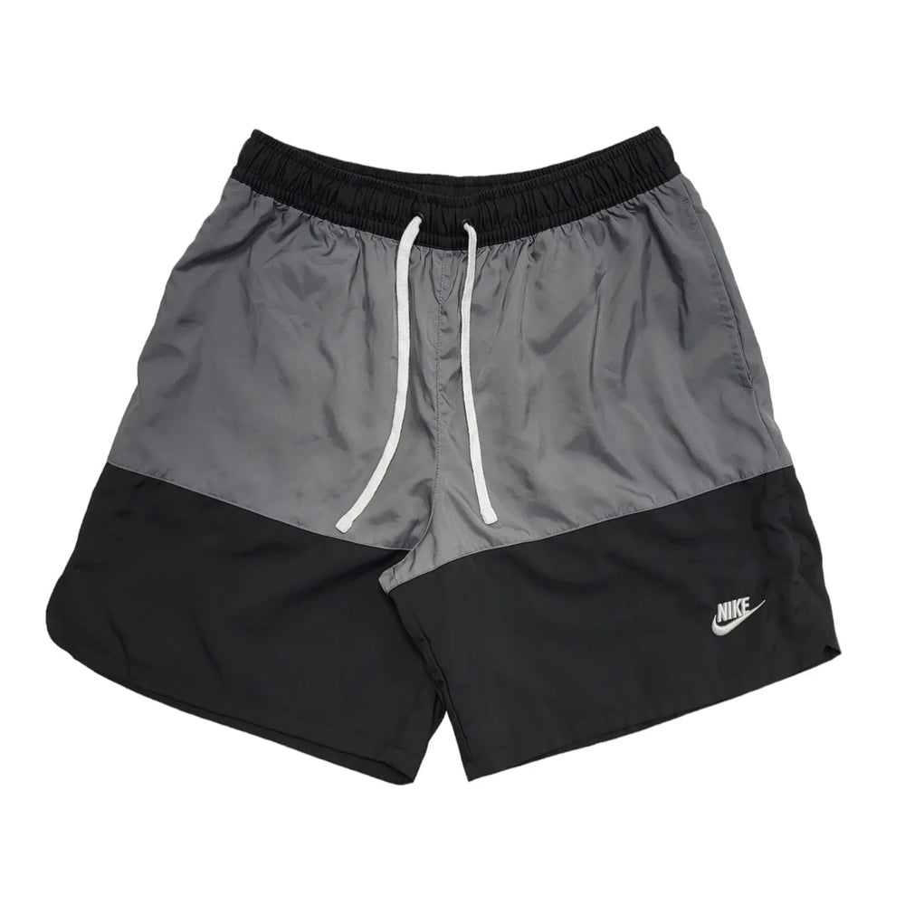 Nike Grey & Black Drawstring Sport Shorts Uk Men's Size Small W30 CC964