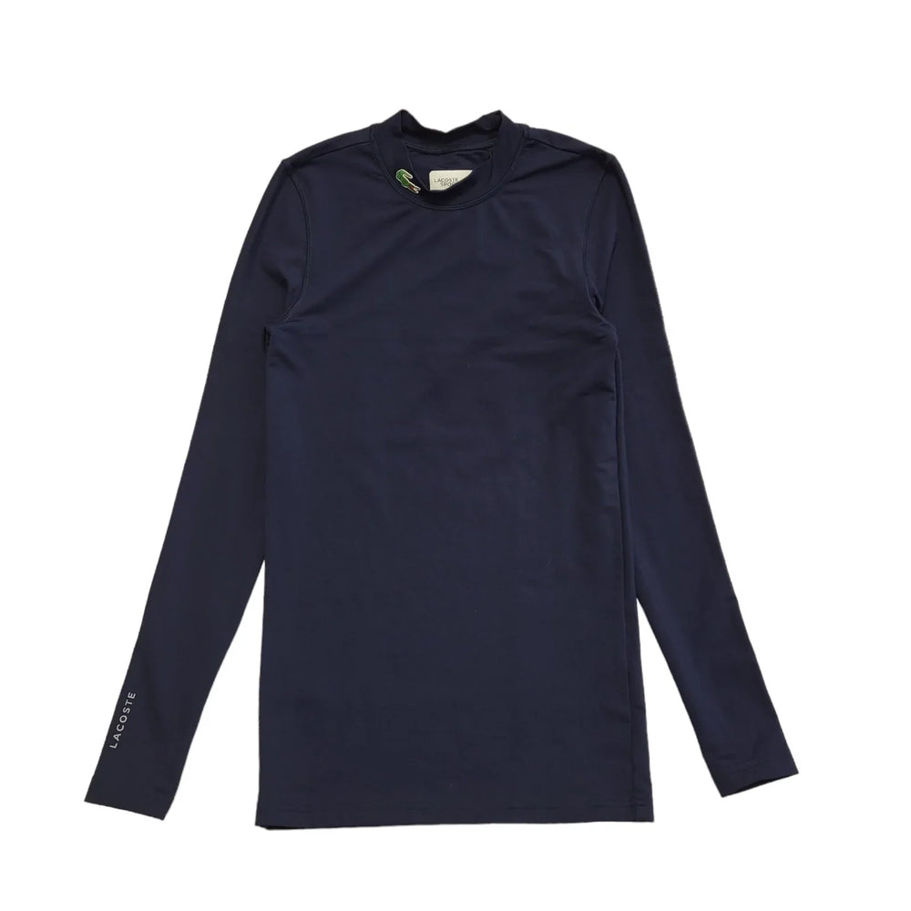 Lacoste Blue Long Sleeve Activewear Top Womens UK Size M CC775