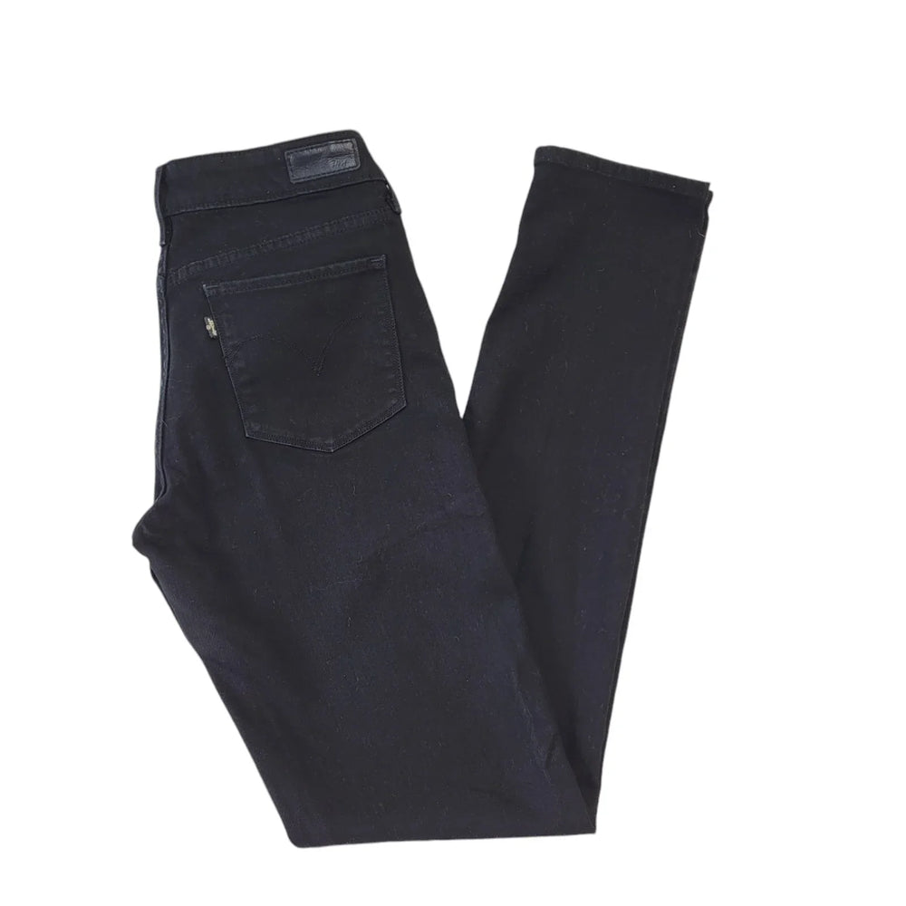 Levi's Black Demi Curve Skinny Slim Denim Jeans Women's 10 W28 L32 EE148