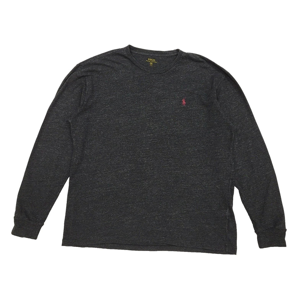 Polo Ralph Lauren Grey Crew Neck Cotton Jumper Uk Men's Medium BB848