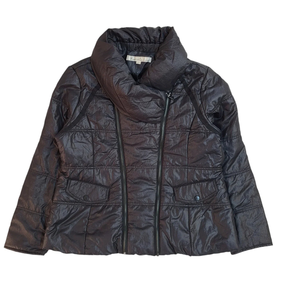 Kenneth Cole Black Zipped Casual Jacket Uk Women's Size XL EE281