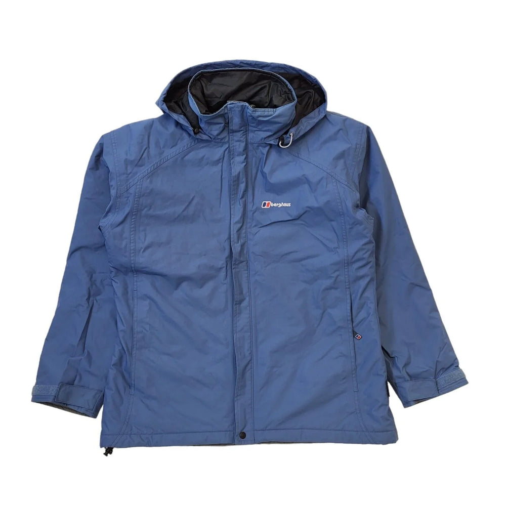 Berghaus Aqua Foil Blue Hooded Jacket Women's uk 16 eu 44 G914