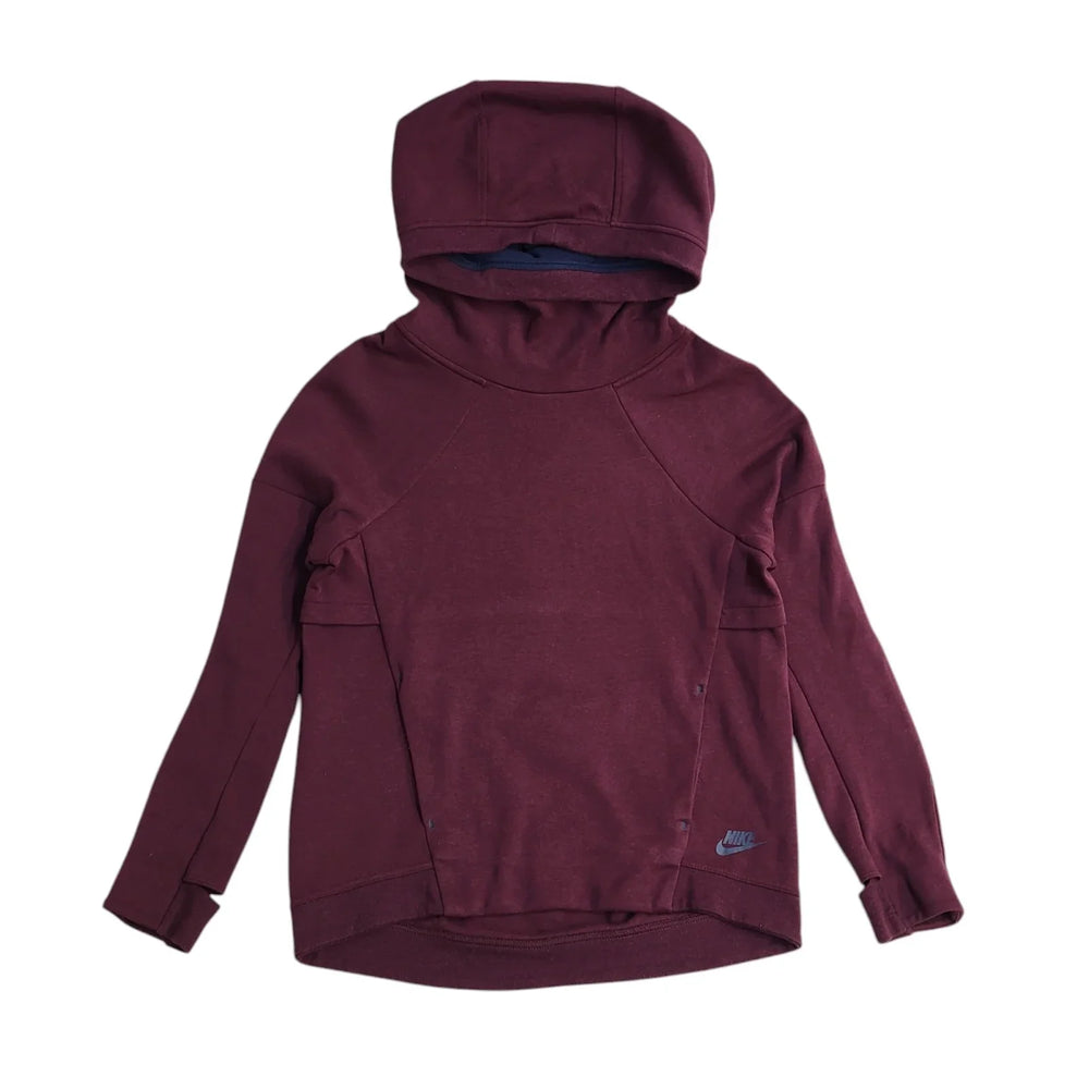 Nike Maroon Pullover Toggle Hoodie UK Men's Size S EE765