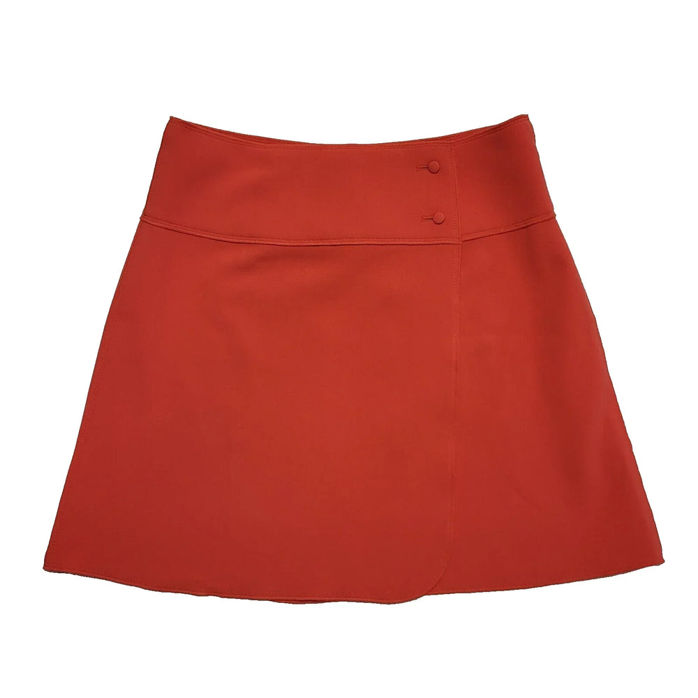 Jaeger Coral Button Skater Skirt UK Women's M 10 W28-30 K857