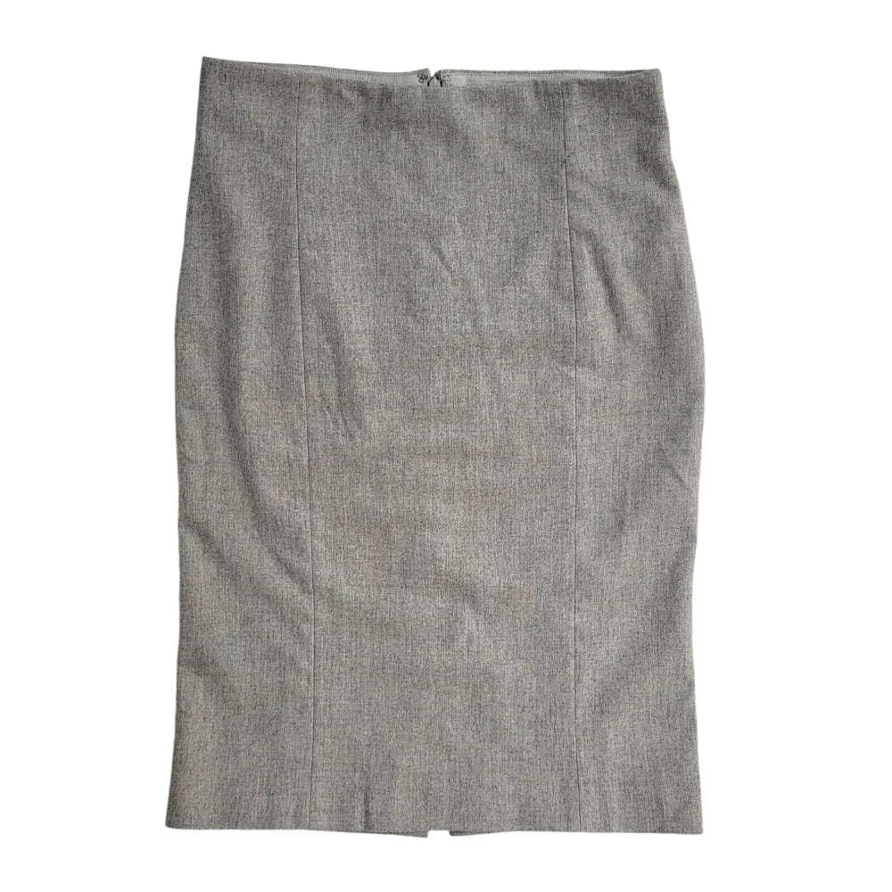 Polo Ralph Lauren Vintage Y2K Grey Midi Skirt Women's Size 8 W26 ( USA 4)