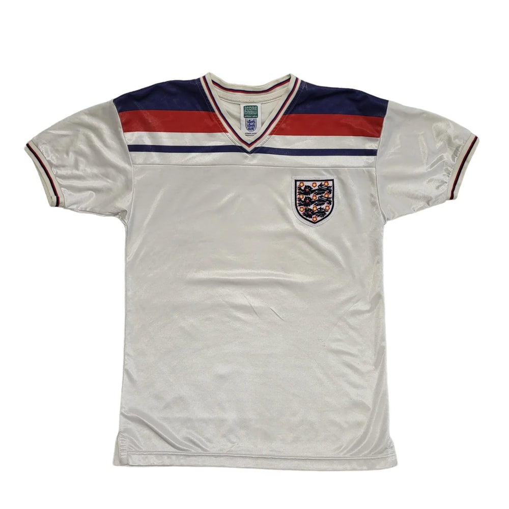 Scoredraw England White Football Shirt Mens UK Size M DD989