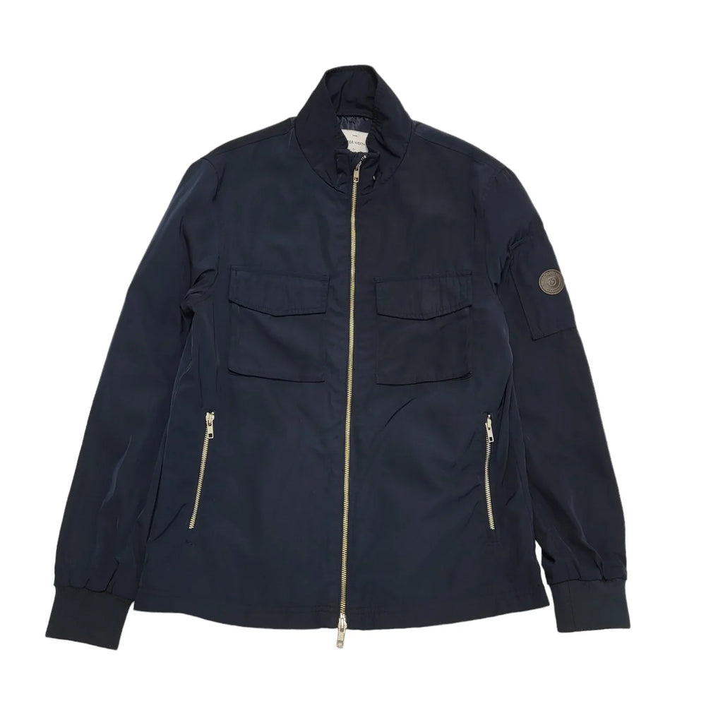 Peter Werth Navy Blue Zipped Jacket UK Men's Size Small DD412