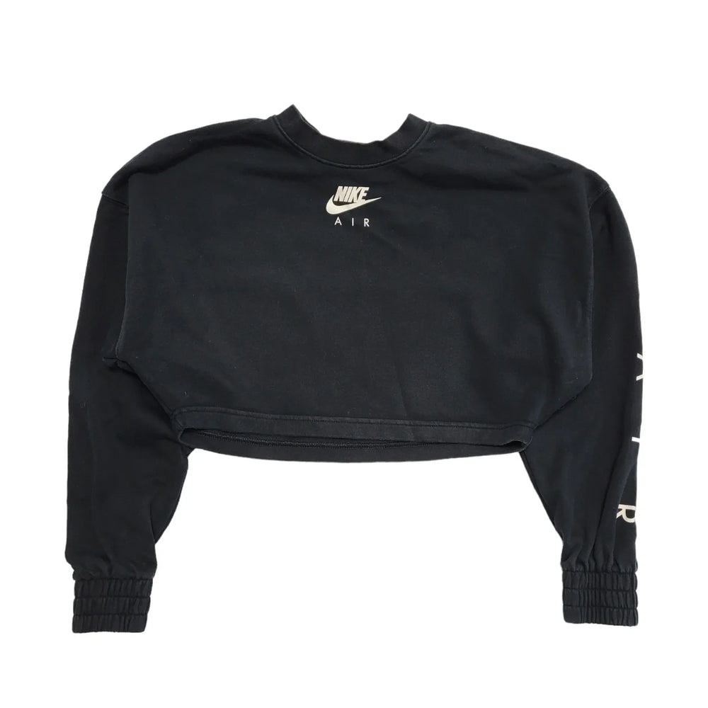 Nike Black Sports Cropped Sports Sweatshirt UK Women's Size XS K508