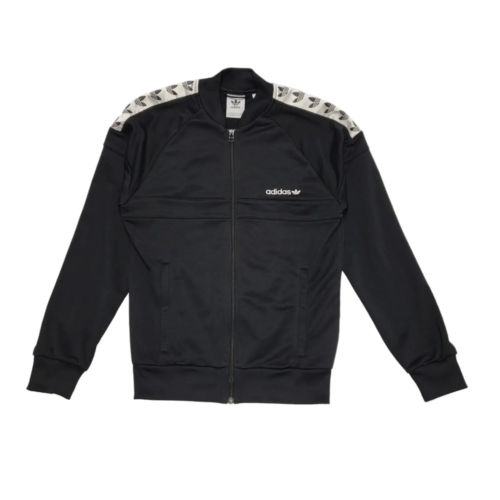 Adidas Black White Zip Sports Tracksuit Top Jacket Men's uk Small BB240