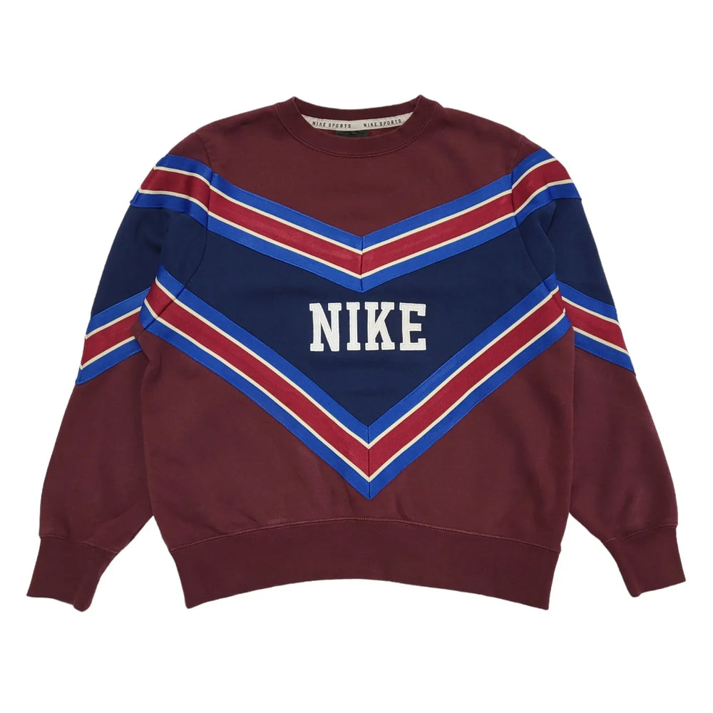 Nike Red & Blue Round Neck Sweatshirt Uk Women's Size 8 D172