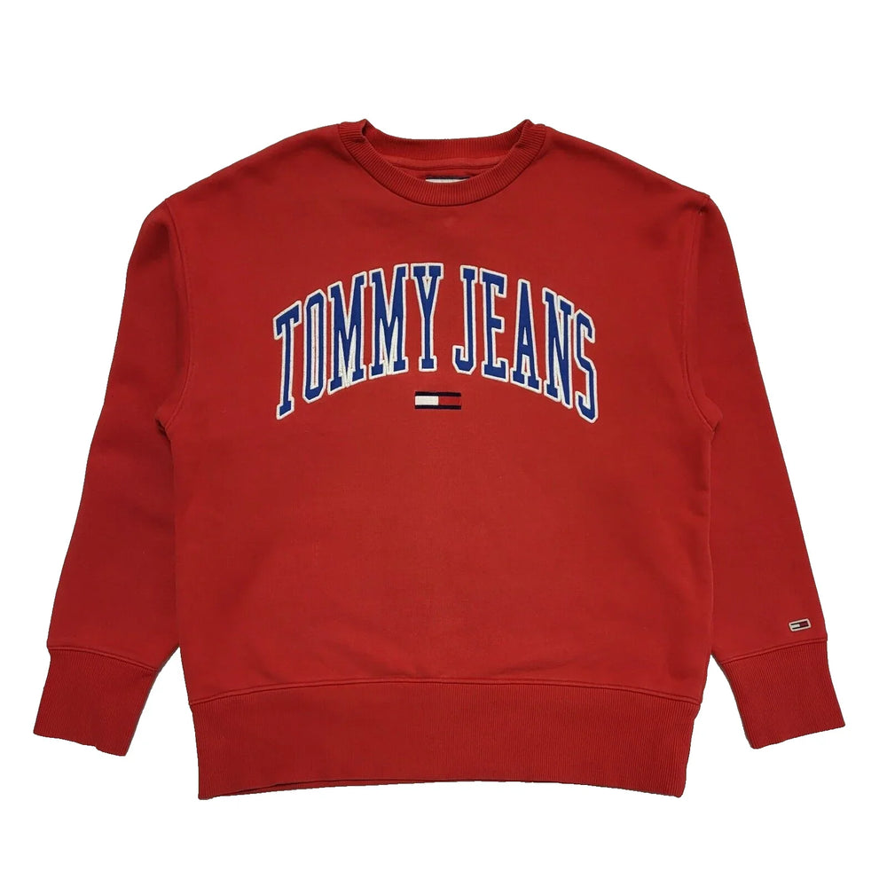 Tommy Hilfiger Red Crew Neck Sweatshirt uk Men's Size M L2
