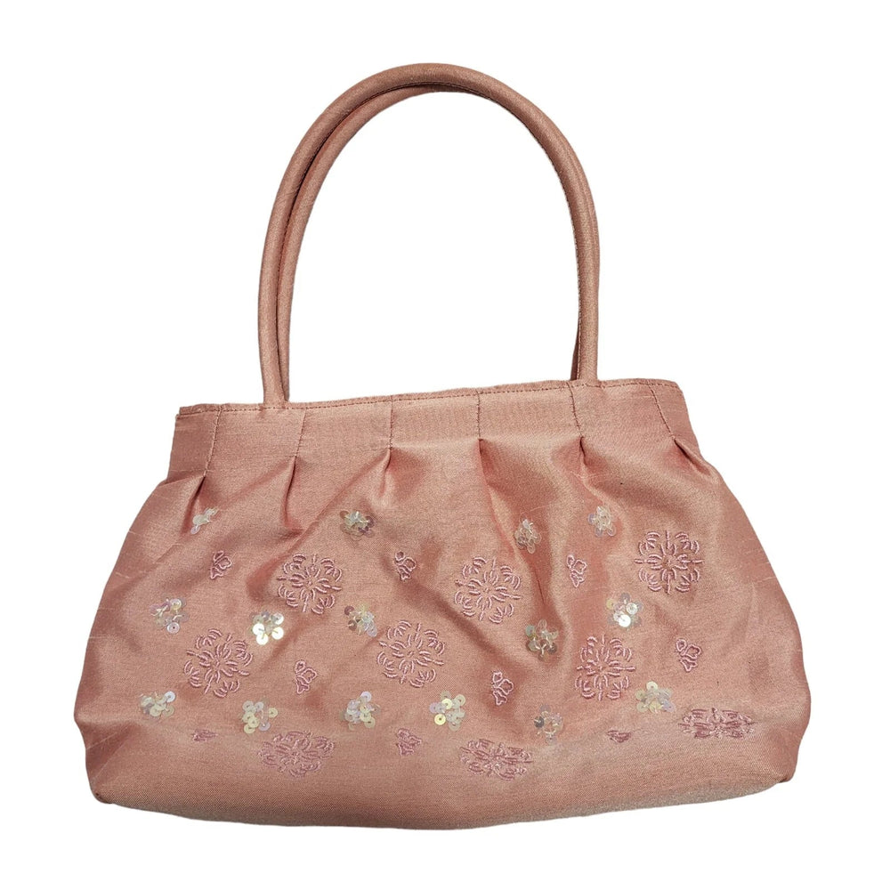 Marks & Spencer Pink Polyester Small Hand Bag Uk Women's Size 9" x 6.5"