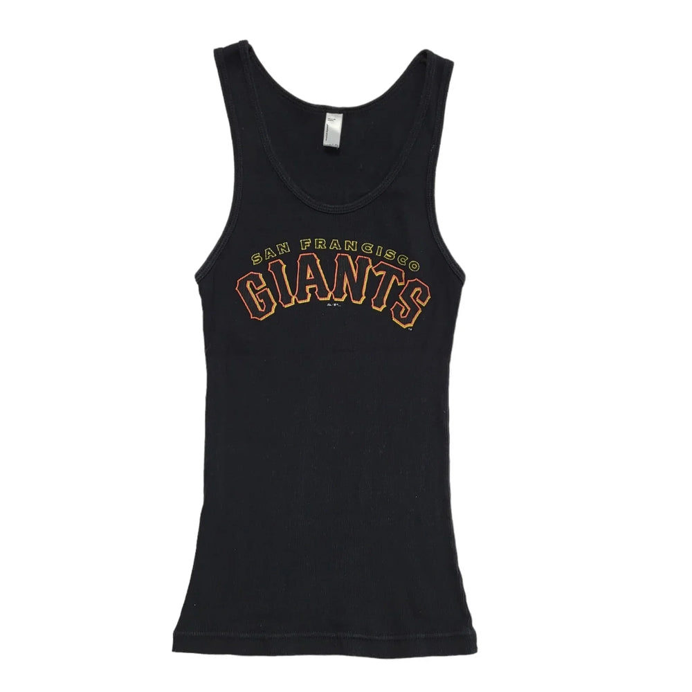 San Fransico Giants Vintage 90's Black Sleeveless Tank Top Womens Size M