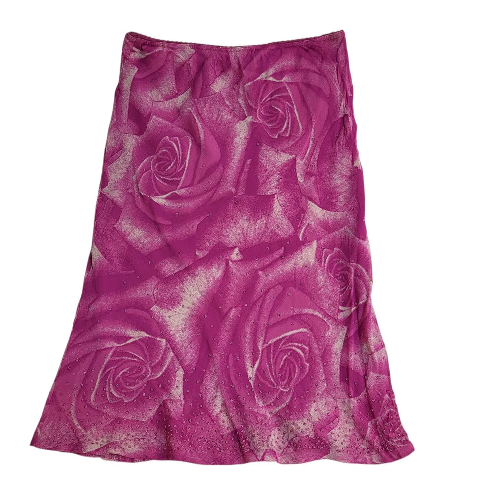 Wallis Pink Pencil Lined Knee Lenght Skirt Uk Women's Size 12 W30 L795