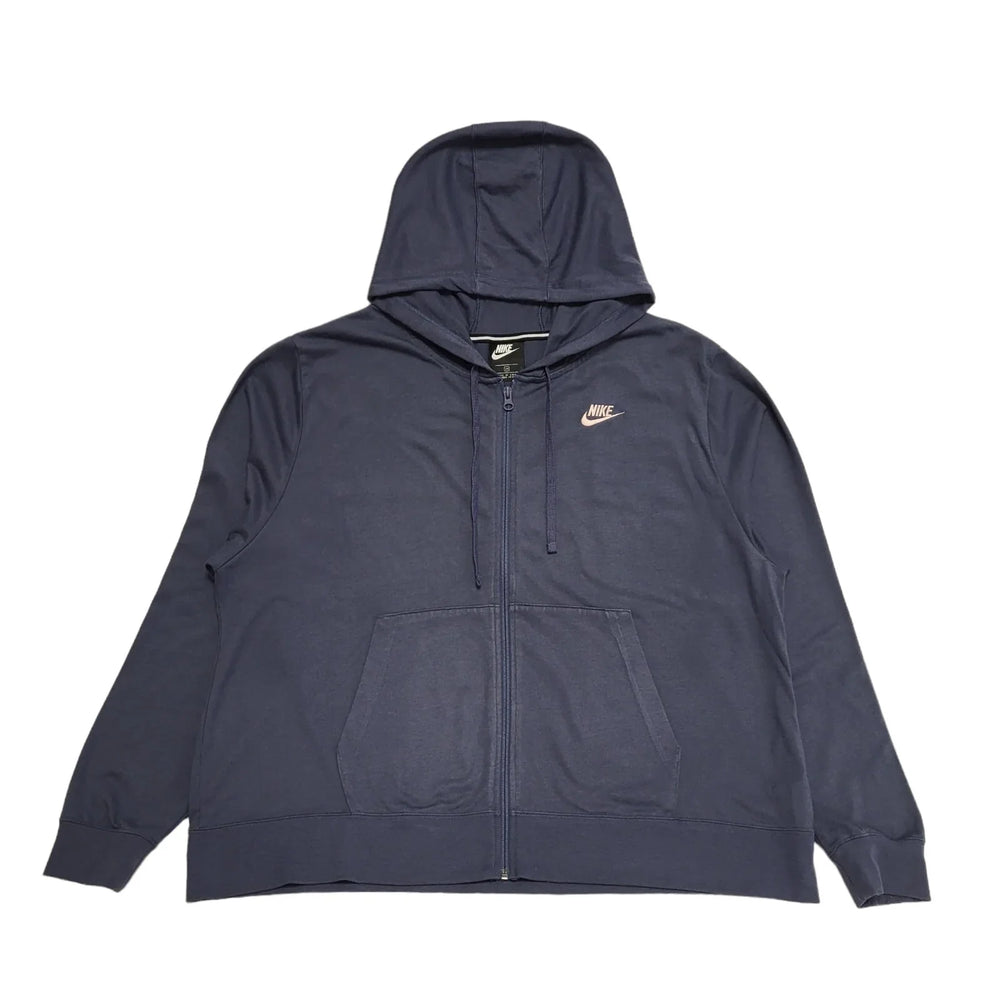 Nike Full Zip Drawstring Purple Hoodie Women's UK 2XL BB14