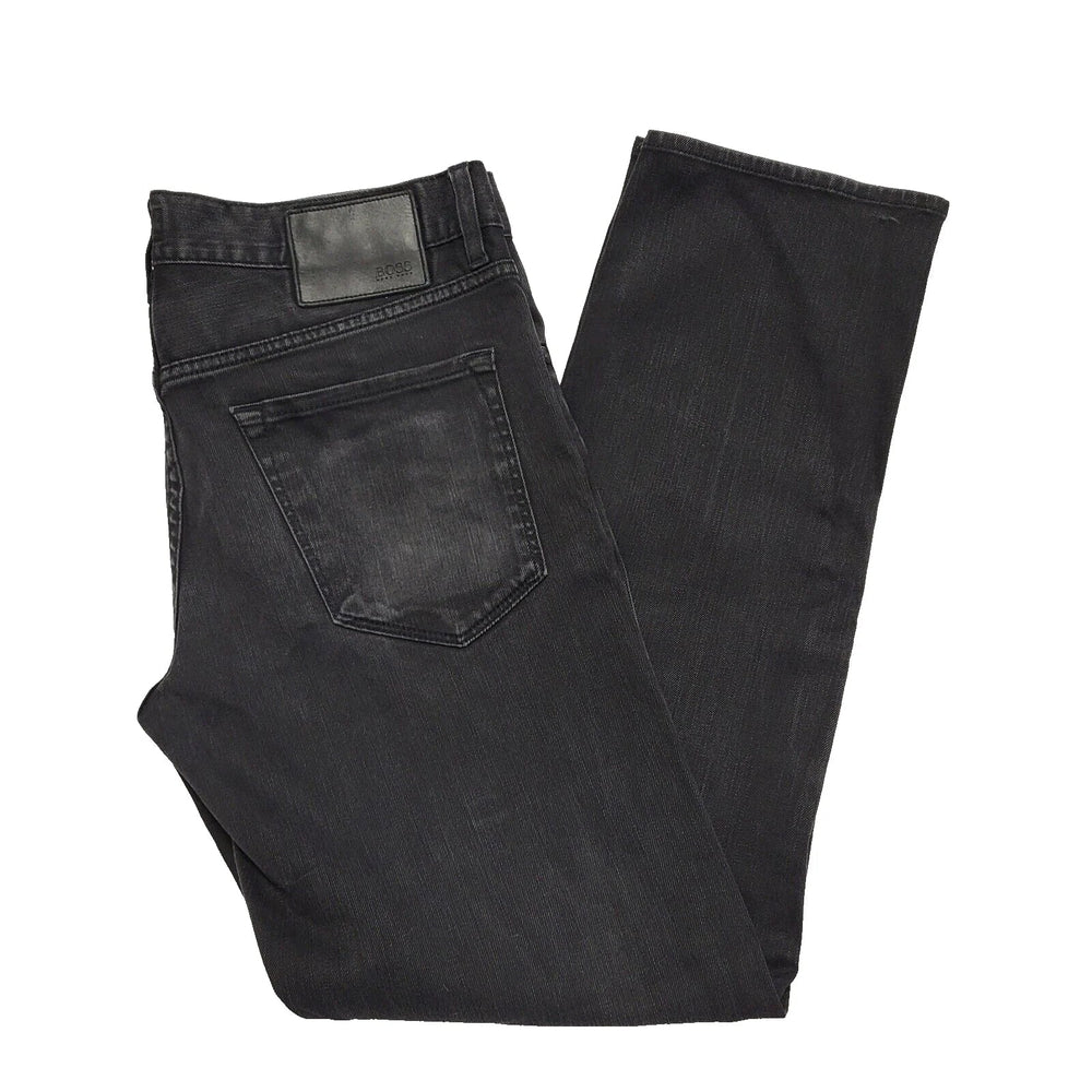 Hugo Boss Black Denim Straight Leg Jeans Uk Men's L W33 L30 L161