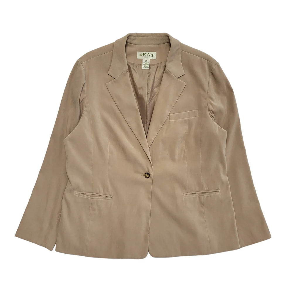 Orvis Beige Button Coat Uk Women's Size 20 DD50