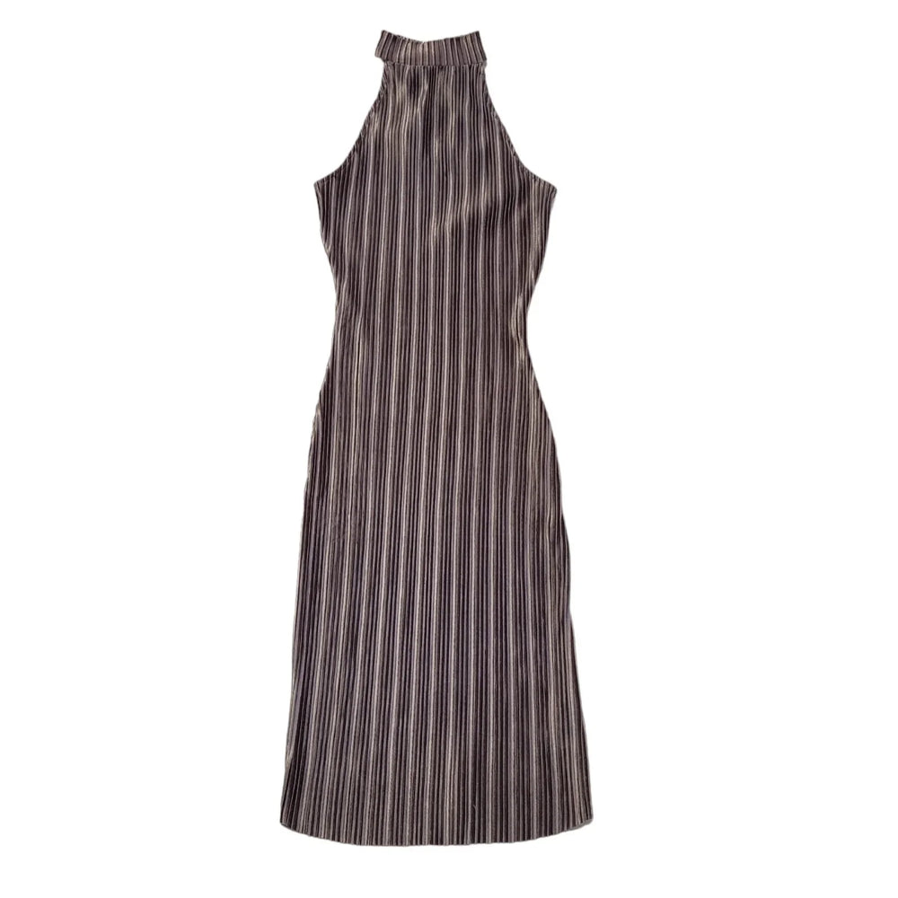 River Island Silver Sleeveless Cocktail Dress Uk Women's Size 8 Bnwt DD527