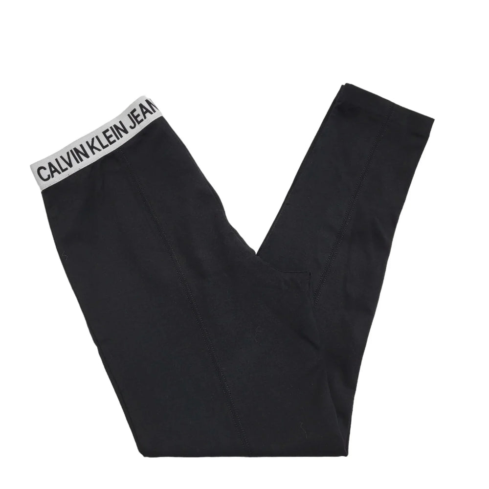 Calvin Klein Black Sports Leggings Womens UK M W28 L27 DD707