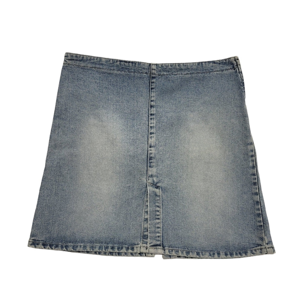Blue Knight Vintage 90's Blue Denim Skirt Womens W34