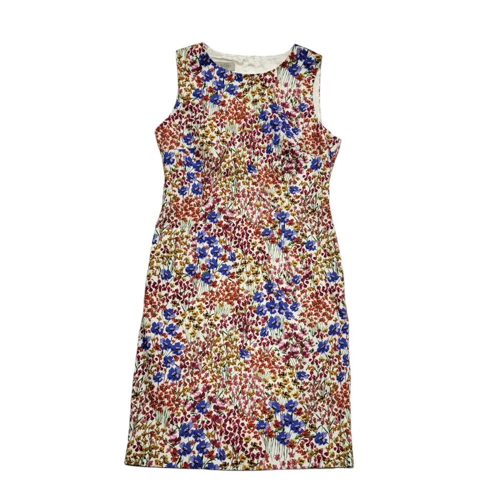 Hobbs Fiona Ivory Multicoloured Pencil Dress UK Women's L 14 Bnwt K890