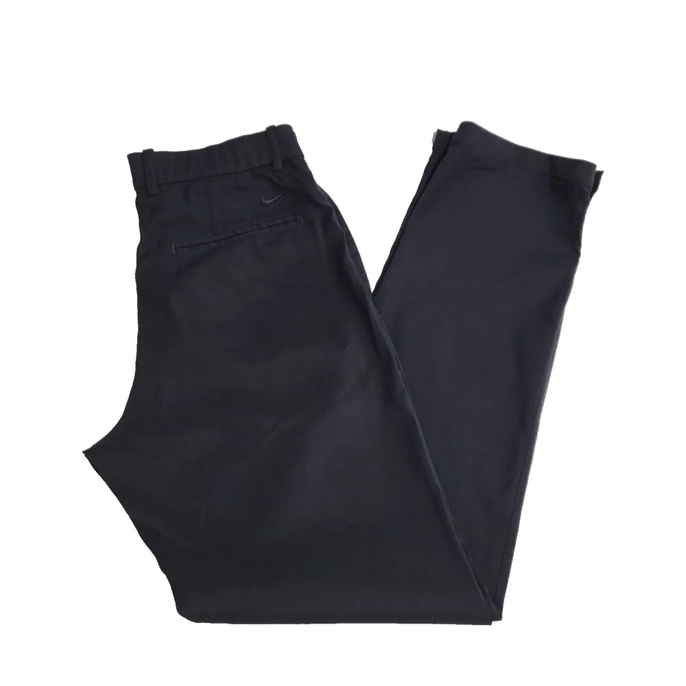 Nike Dri-Fit Trousers Black Straight Uk Men's Size S W30 L32 L849