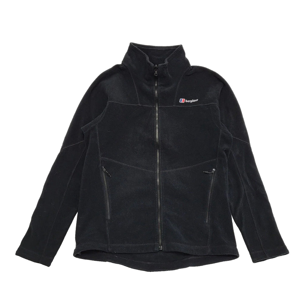 Berghaus Black Zipped Fleece Hiking Walking Jacket UK Men's Small K257