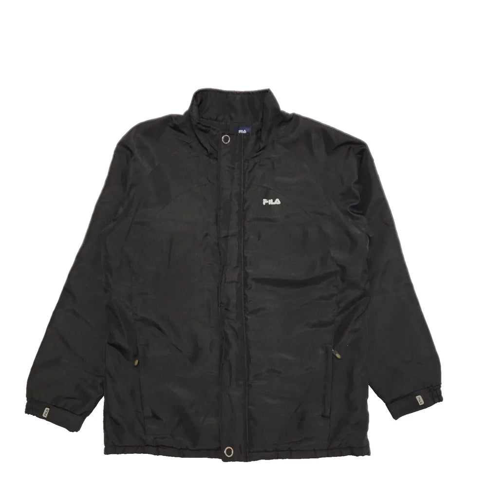 Fila Black Lightweight Hooded Padded Sports Jacket Men's UK XL EU 56 H961