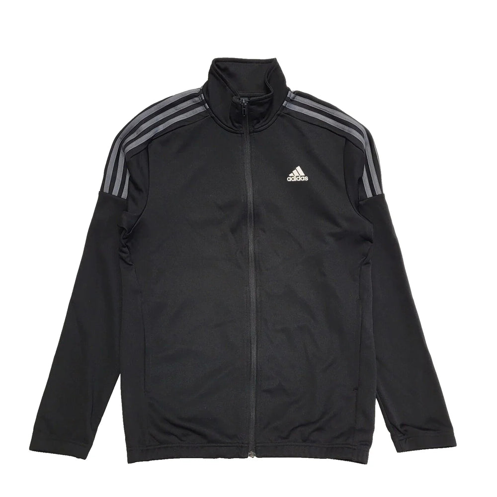 Adidas Black White Sports Tracksuit Top Men's UK M L41