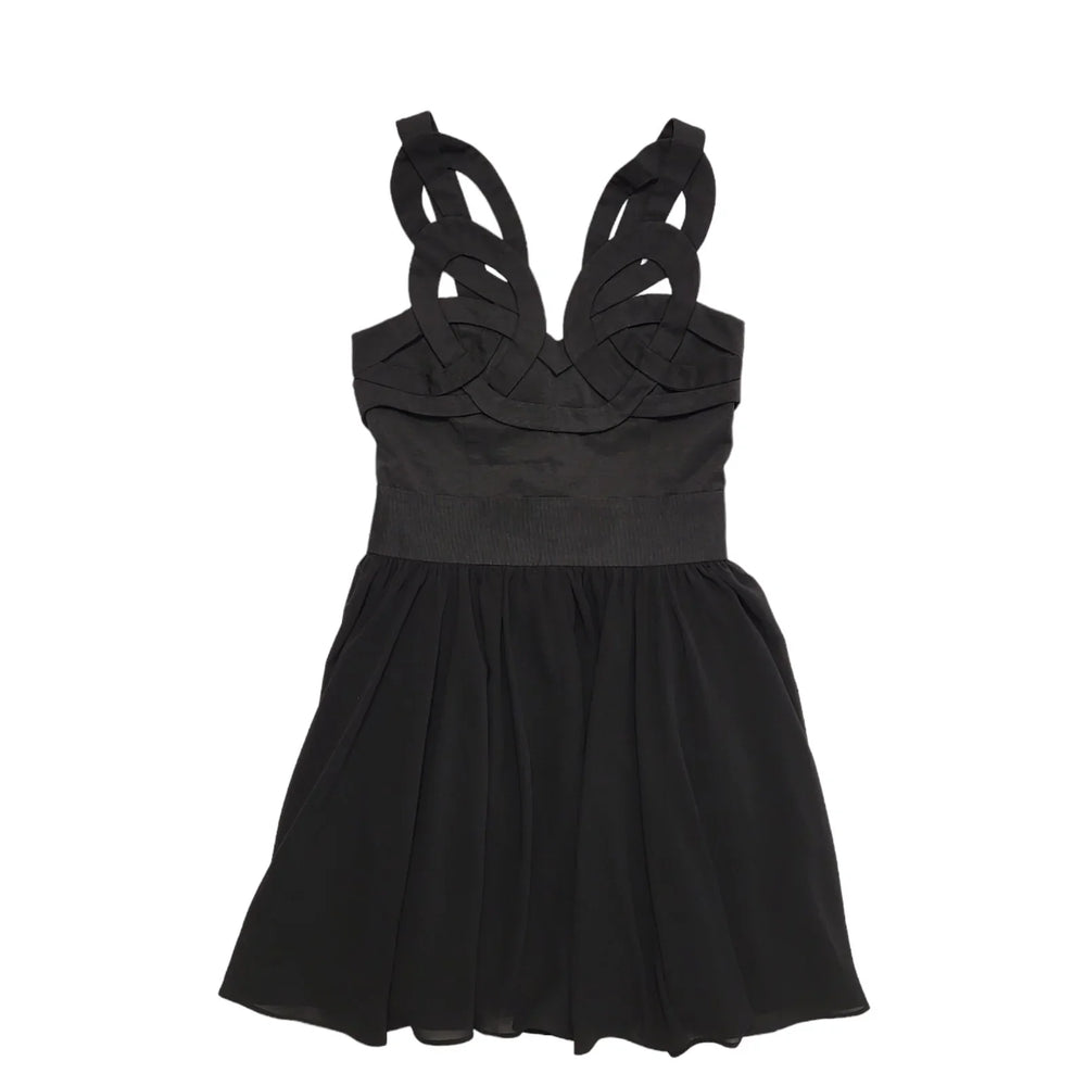 Reiss Black Sleeveless Evening Dress UK Women's Size 12 BB628