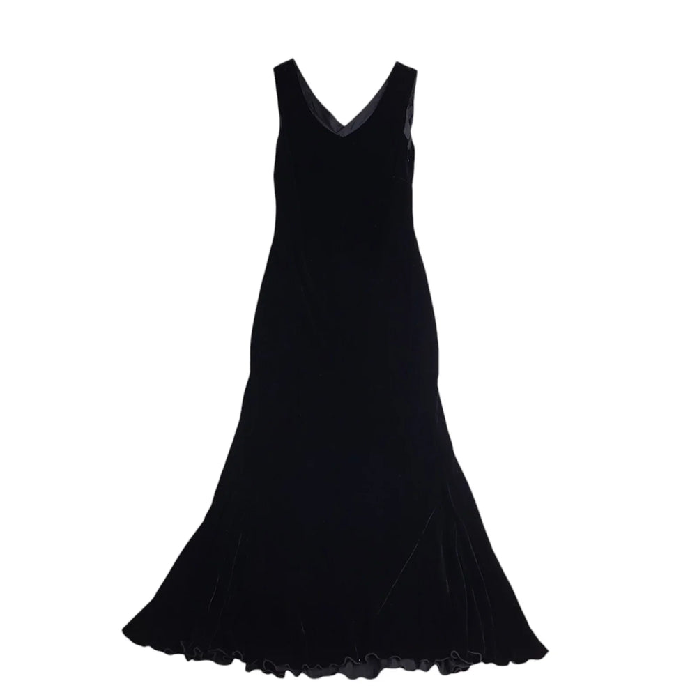 Paul Costelloe Black Sleeveless Evening Dress UK Women's Size 14 EE701