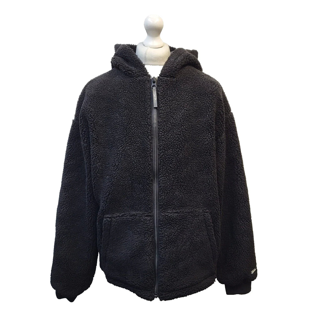 Taylor Black Zipped Hooded Fleece Jacket UK Men's Size Medium Bnwt EE949