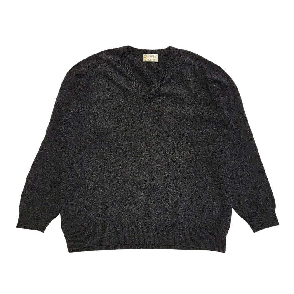 Marks and Spencer Vintage 80's Dark Grey Wool Jumper Uk Men's Size Large