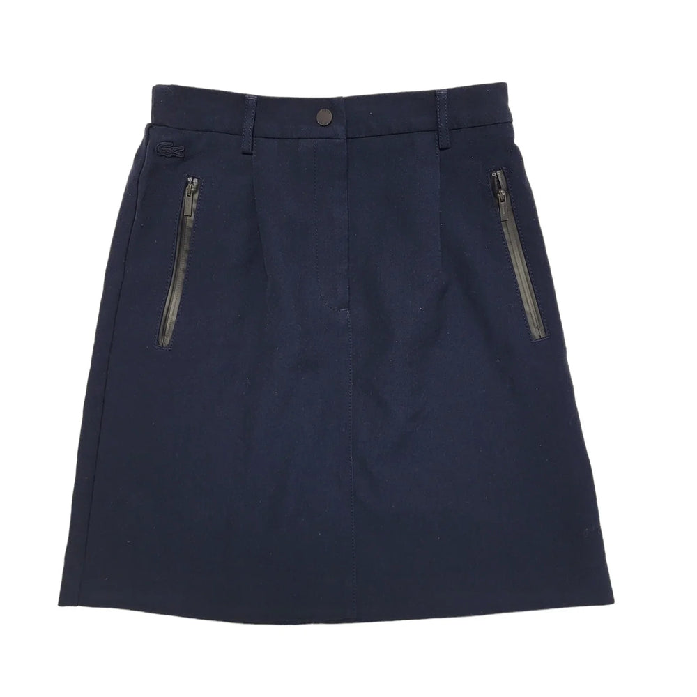 Lacoste Blue A-Line Skirt Womens UK Size 6 W24 DD126