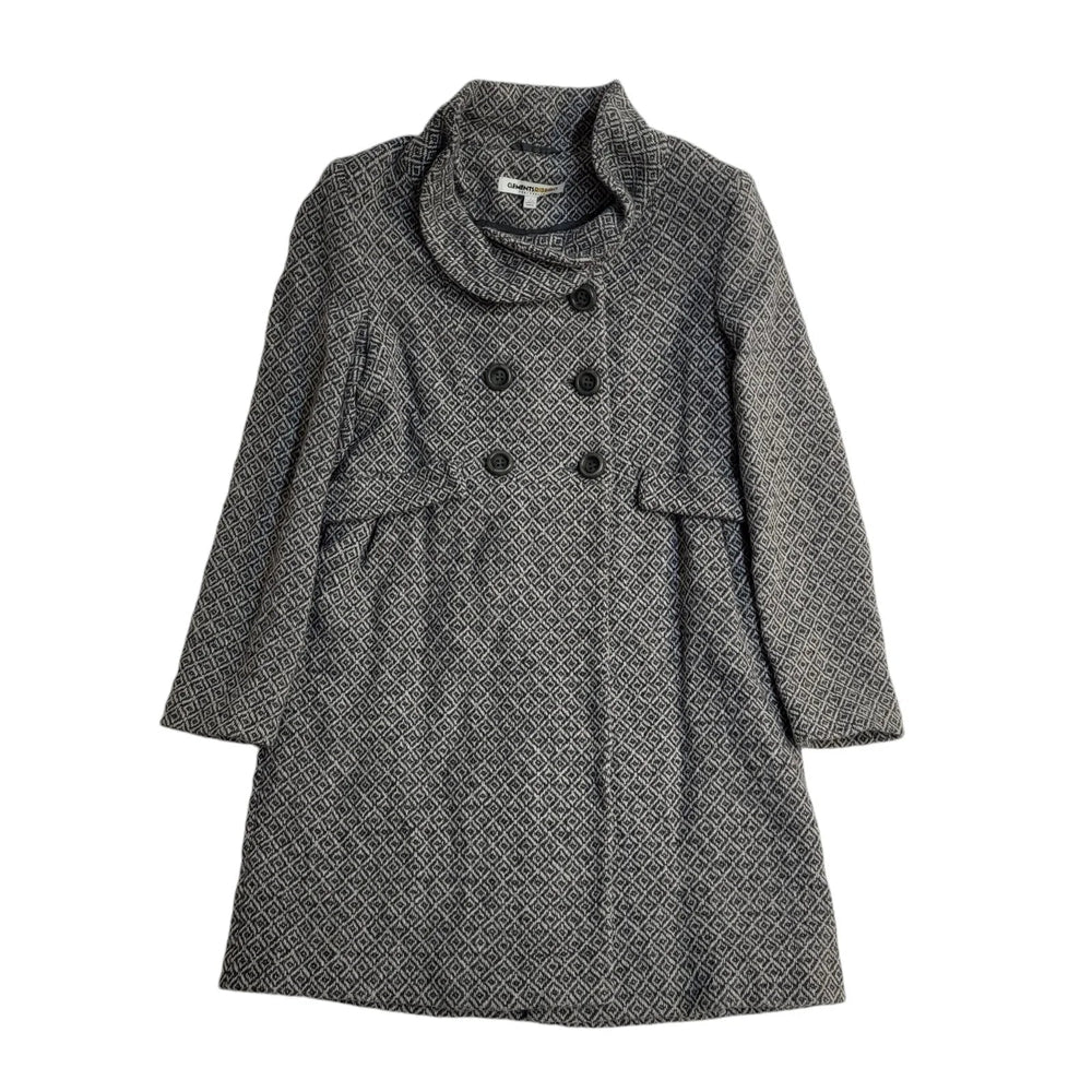 Clements Ribeiro Grey Button Coat UK Women's Large EE913