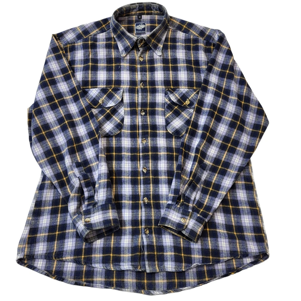 Pachakamak 90s Vintage Checked Long Sleeve Shirt Men's Size M/L