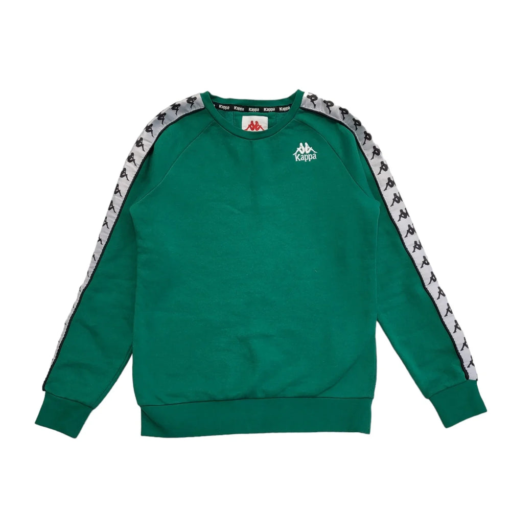Kappa Sports Sweatshirt Crew Neck Green Women's UK Size X Small CC27