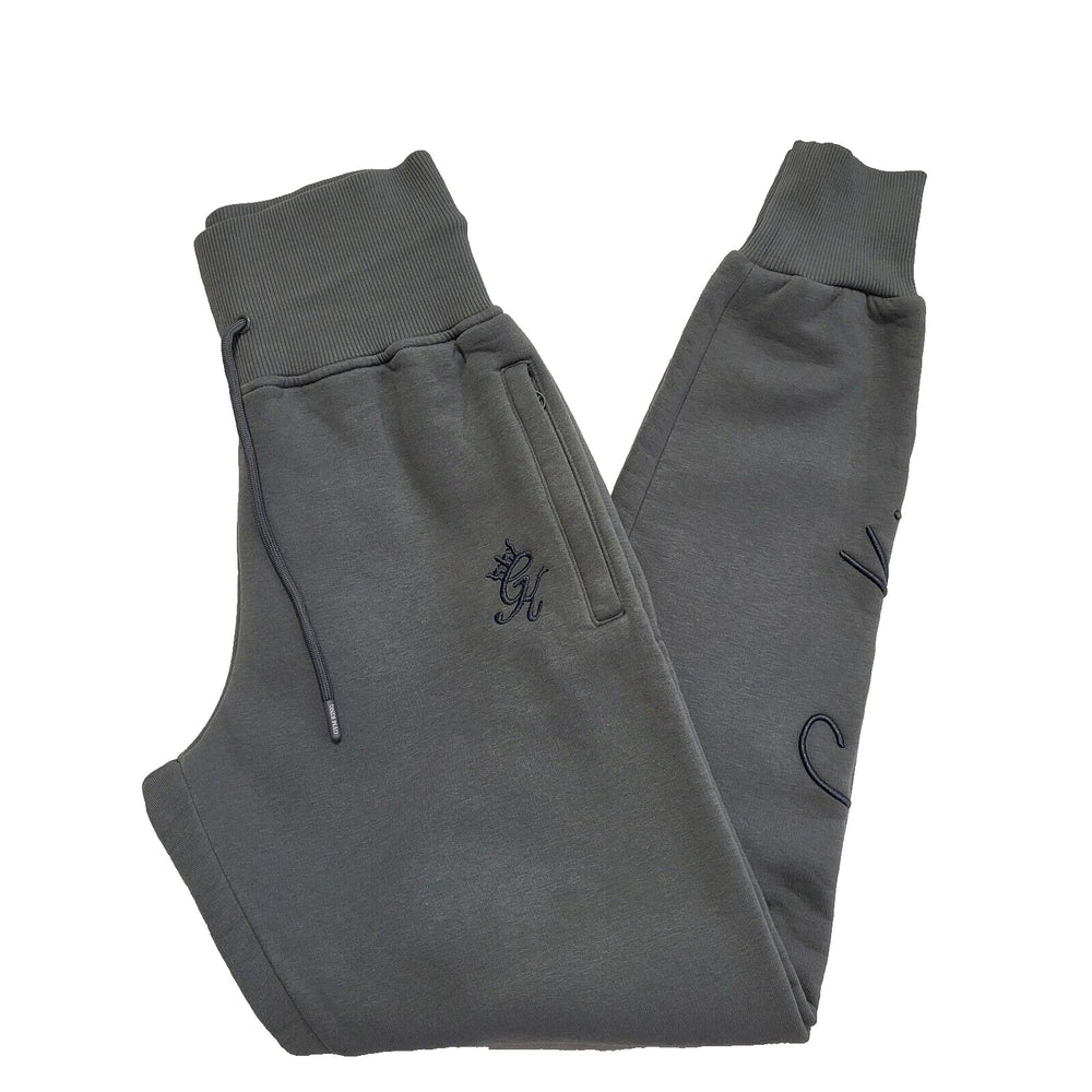 Gym King Skinny Tracksuit Bottoms Grey Drawstring Uk Women's S W26 L30 L187