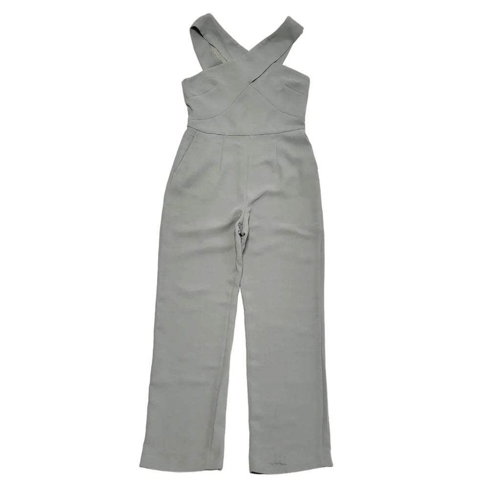 Reiss Grey Sleeveless Jumpsuit Uk Women's Size 14 CC819