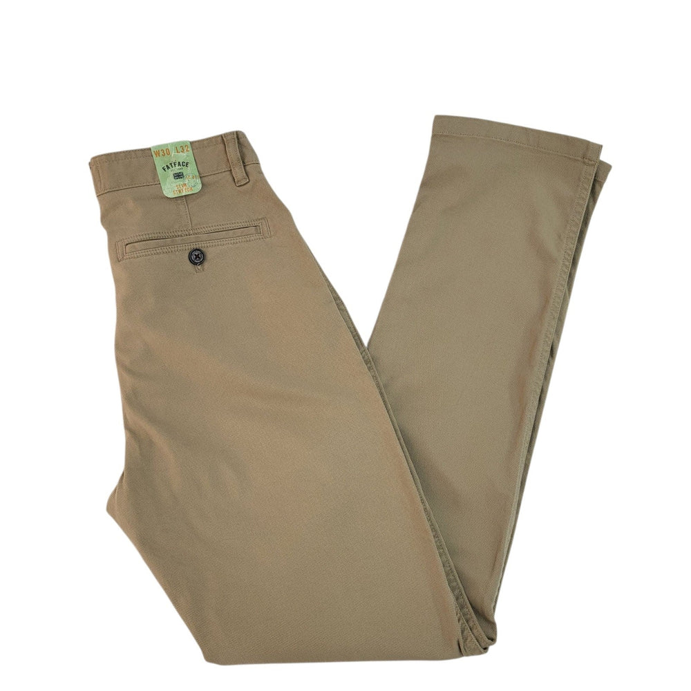 Fat Face Trousers Heyshott Slim Textured Beige Bnwt Men's S W30 L30 M3