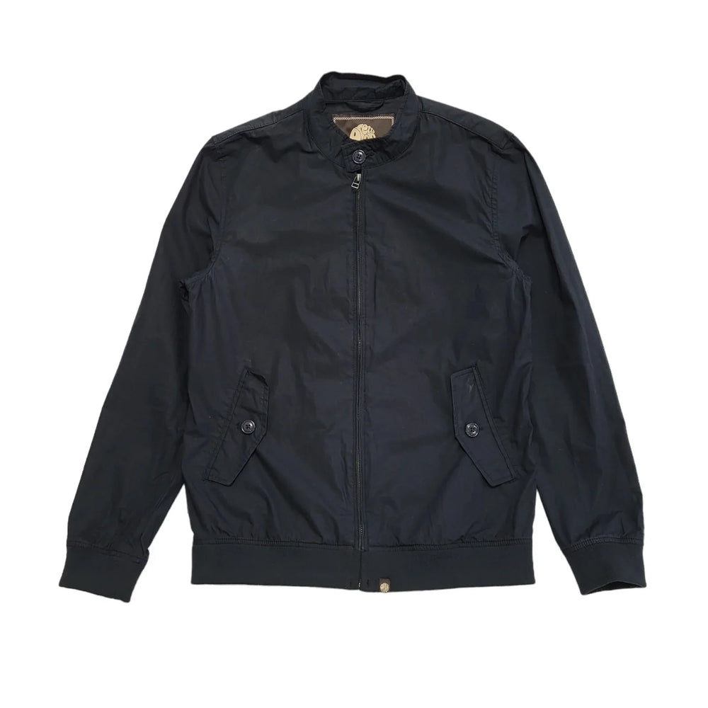 Pretty Green Navy Blue Bomber Jacket Uk Men's Size M CC73