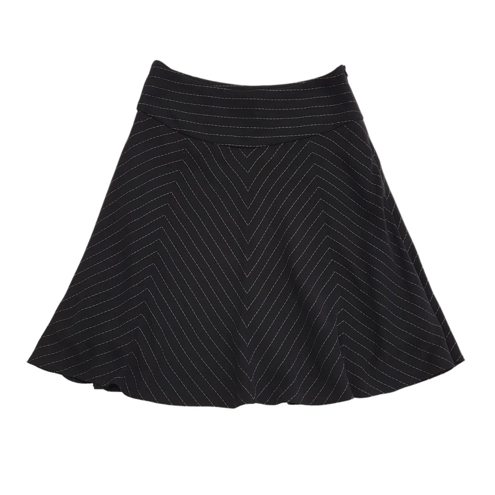 Amaranto Vintage 90's Black Side Zip Skirt Women's Size 10 W28