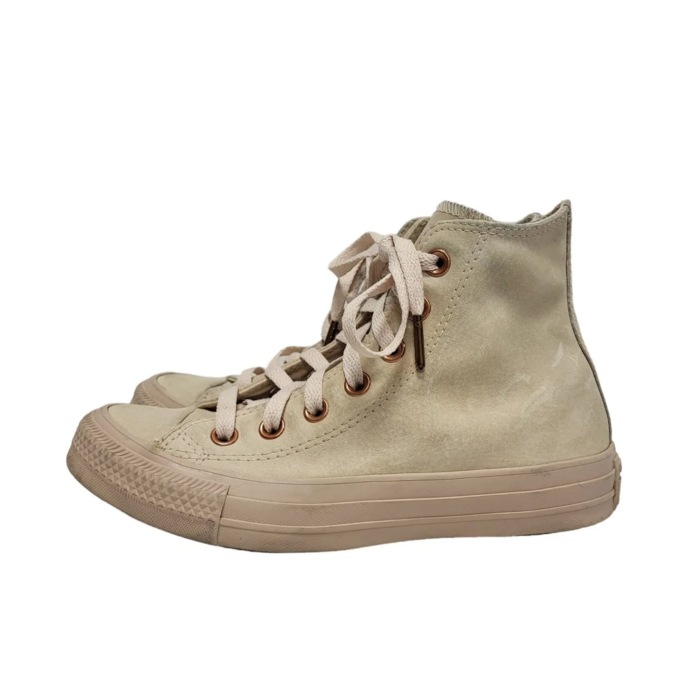 Converse Patel Rose Tan Hi Top Leather Lace Up Boots Uk 3