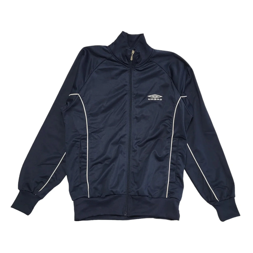 Umbro 90s Vintage Navy Blue Tracksuit Top/Jacket Uk Men's Size Small