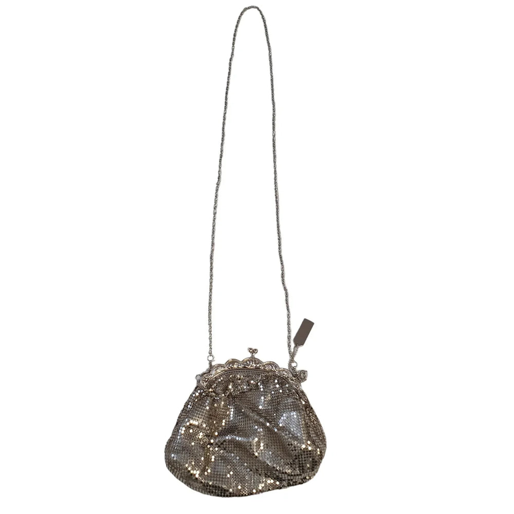 Newbridge Silver Metallic Evening Party Cross Body Purse Bag