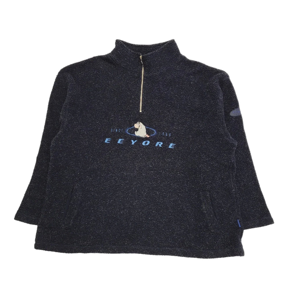 The Disney Store Navy Blue 1/4 Zip Fleece Jacket Men's Uk xL Eu 56 H443