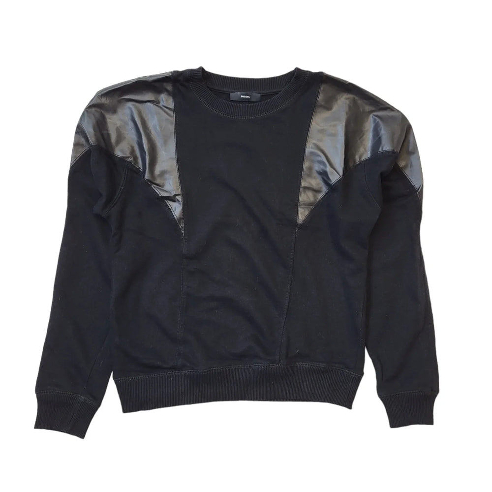 Diesel Black Long Sleeve Casual Sports Sweatshirt Women's UK L 12 EU 40 H170